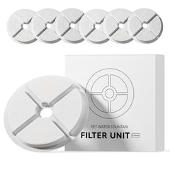 IMIPAW Filtro W03: set de seis cartuchos para bebederos de gatos, agua más limpia.