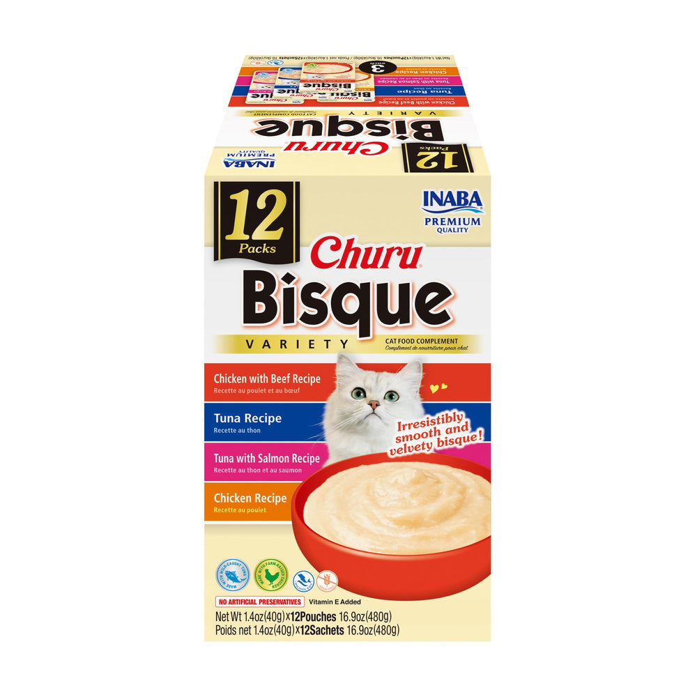 INABA Churu Bisque en bolsa individual para guarnición sabrosa