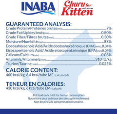 INABA Churu gatitos, textura cremosa ideal para snack diario