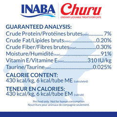 INABA Churu puré cremoso sin granos, ideal como cobertura