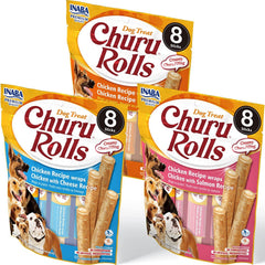 INABA Churu Rolls envase listo para premiar durante el día.