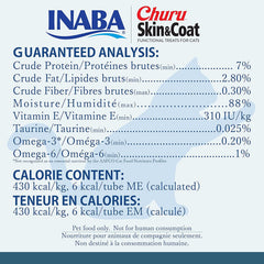INABA Churu puré de té verde con nutrientes naturales.