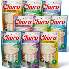 INABA Churu, tubo-cremoso de atún, premio sabroso para tu gato y ayuda a la hidratación