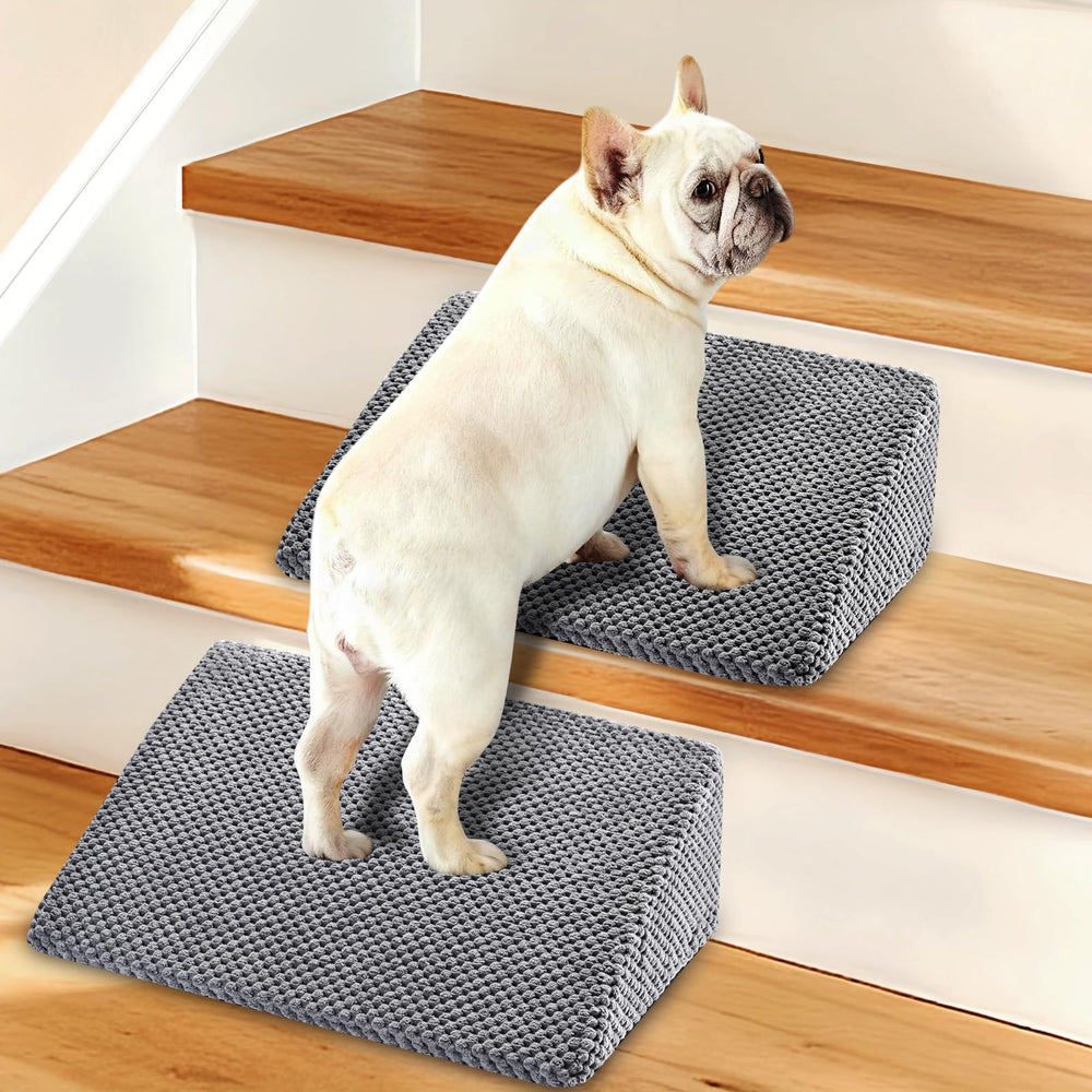 Rampa inanil para perros, vista frontal, subida segura y estable