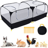 Ineariu corral de animales pequeños al aire libre con base desmontable