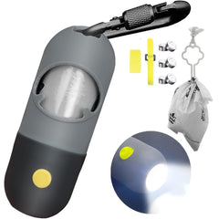 Infinite Node dispensador con luz LED integrada para paseos nocturnos seguros.