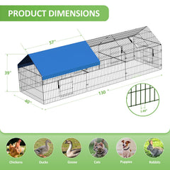 INJOPEXI gallinero con puerta de cierre automático para seguridad de aves.