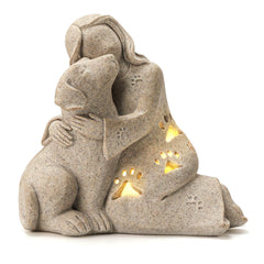 INLOMEM regalo conmemorativo para perro, escultura de resina para recordar con amor.