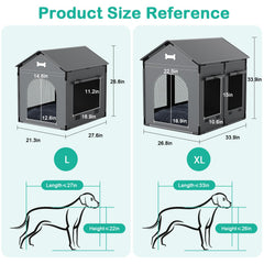 INRLKIT casa-perro-interior-cojin-doble-lado, confort para todas las estaciones