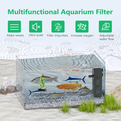 Insputer filtro con doble esponja facilita limpieza y claridad del agua
