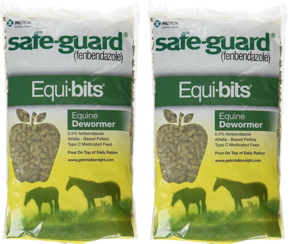 Intervet Safeguard: pellets de alfalfa para desparasitar caballos de forma práctica.