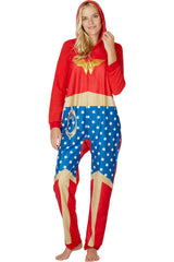 INTIMO Pijama Union Justice League Wonder Woman; tejido ultra suave para descansar.