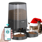 Invengo alimentador automático para gatos con capacidad de 5L y control por app.