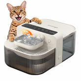 Invengo bebedero para gatos sin filtros con flujo estable de 3.5L.