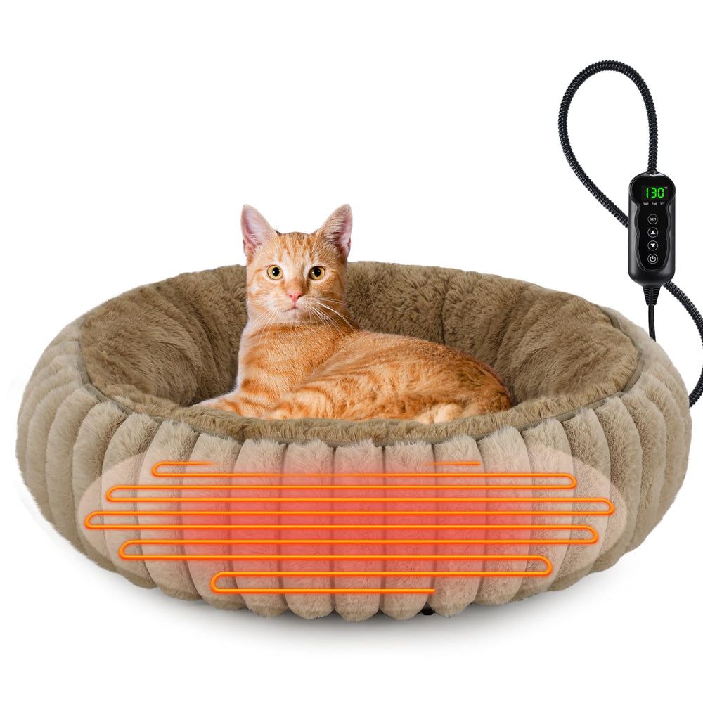 INVENHO cama caliente para gatos de 20 pulgadas, descanso cómodo