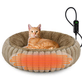 INVENHO cama caliente para gatos de 20 pulgadas, descanso cómodo