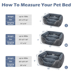 Cama INVENHO rectangular con bordes elevados para soporte del cuello