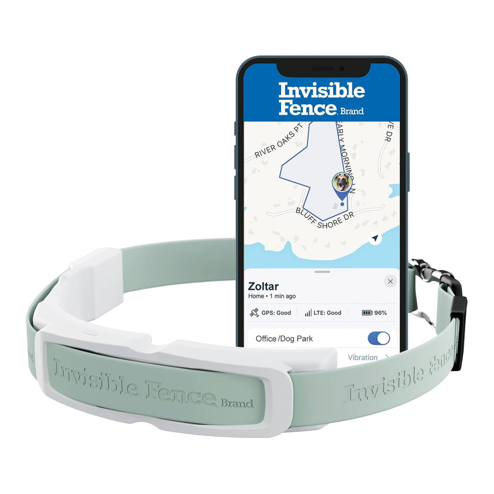 Invisible Fence collar interfaz-app para control del perímetro y alertas