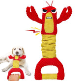 IOKHEIRA juguete rojo para perro grande, ideal para morder y jugar.