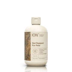 ION* Intelligence of Nature, gotas para apoyar la salud intestinal de mascotas y digestión suave