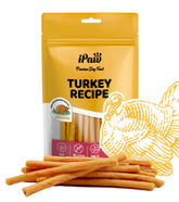 Golosinas de pavo iPaw en empaque, ideal para entrenamiento suave