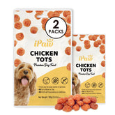 iPaw Tots de Pollo, premio de entrenamiento, sabor irresistible para reforzar conductas positivas.