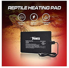 iPower almohadilla calor terrario, base elevadora para mejor disipación del calor.