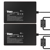 iPower manta calefactora 8x12 con termostato ajustable para reptiles