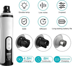 Irsnianianfa Silent Groom Pro funcionando con baja vibración para menos estrés de la mascota