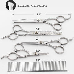 iSeaFly tijeras curvas de 7,3 pulgadas para contornos suaves