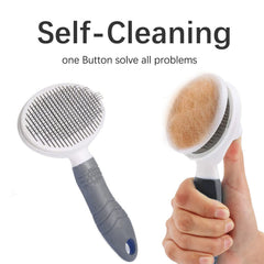 itPlus cepillo-grooming-puntas-acero-inoxidable: puntas de acero cuidan la piel y desenredan sin irritar.