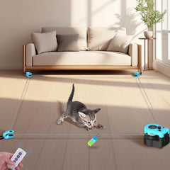 ITSHINY cinta de correr para gatos en interiores, facilita juego diario.