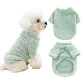 Ittokis sudadera perro forro pelo verde XS, abrigo cálido para días fríos