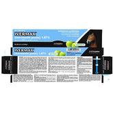 Ivermax pasta vermífuga manzana presentación dos paquetes para caballos