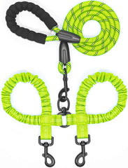 iYoShop correa doble para perros con giro de 360° para evitar enredos durante paseos