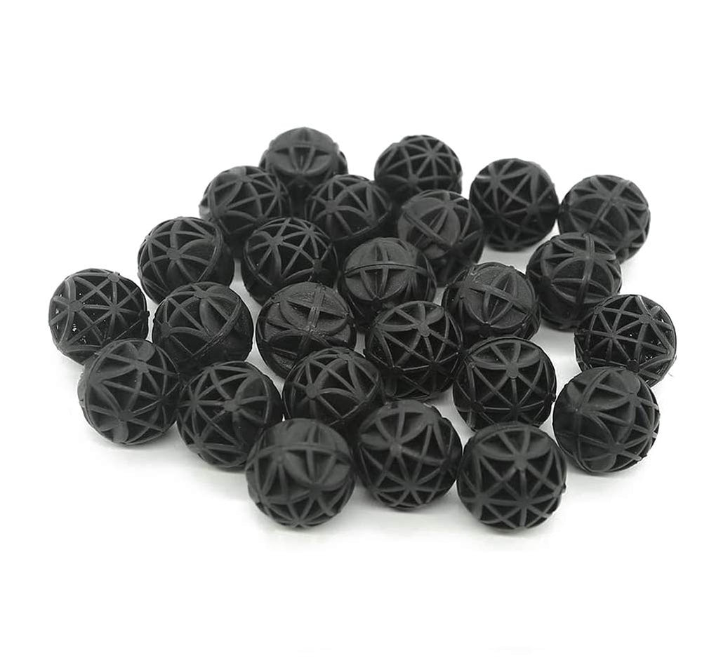 Bolas bio J-star de 26 mm para filtración porosa y mayor oxigenación.