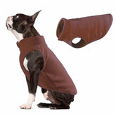 Jacko & Co chaleco de forro polar para perro con anillo de correa, ideal para paseos.