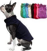 Chaleco polar de Jacko & Co para perro con anilla de correa, ideal para paseos.