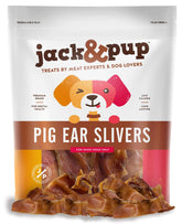Jack&Pup orejas de cerdo en lonjas, snack natural para perros