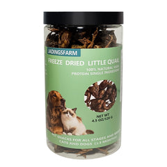 JADINGSFARM codorniz seca tarro, opción natural de proteína para mascotas