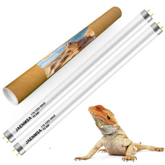 Jaenmsa T5 UVB 10.0 bulbo-barra 12 pulgadas, iluminación estable para reptiles y confort térmico.