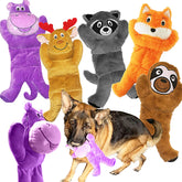 Jalousie mapache: juguete duradero con sonido para perros medianos y grandes.