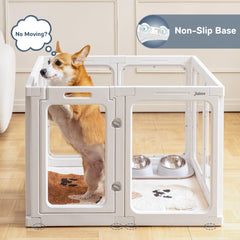 Jalove Playpen interior, versatilidad para cachorro, gato y conejo.