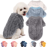 Sudadera JAMPAYANG 3 piezas gris claro; ajuste cómodo para perros pequeños.