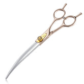Tijeras JASON 7.5 pulgadas, corte curvo para mascotas, precisión.