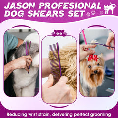 Tijeras JASON con curvatura hacia arriba para recortes detallados