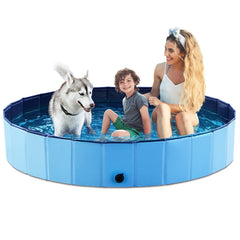 Jasonwell piscina perro plegable 71, ideal para el jardín.