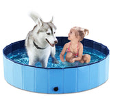 Jasonwell piscina plegable para perros azul, fácil de transportar para salidas