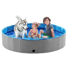 Jasonwell piscina para perros plegable, fácil transporte para viajes y paseos