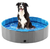 Jasonwell piscina plegable para perros de 32 pulgadas, ideal para jugar al aire libre